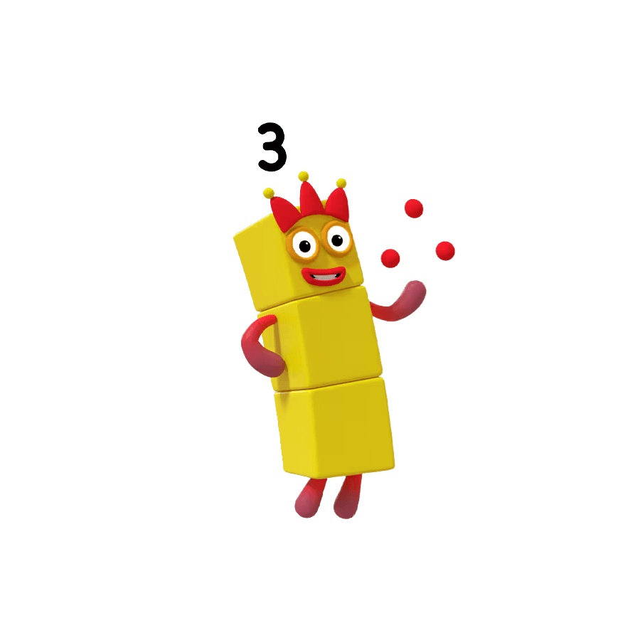 שלוש — Numberblock 3