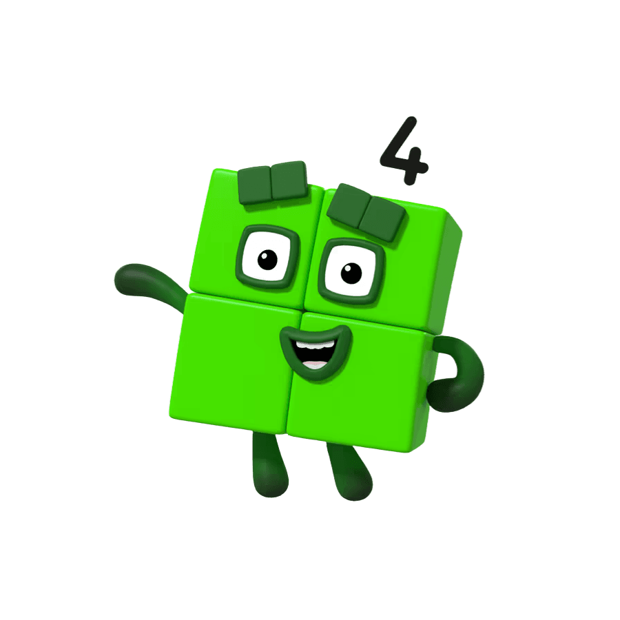 ארבע — Numberblock 4